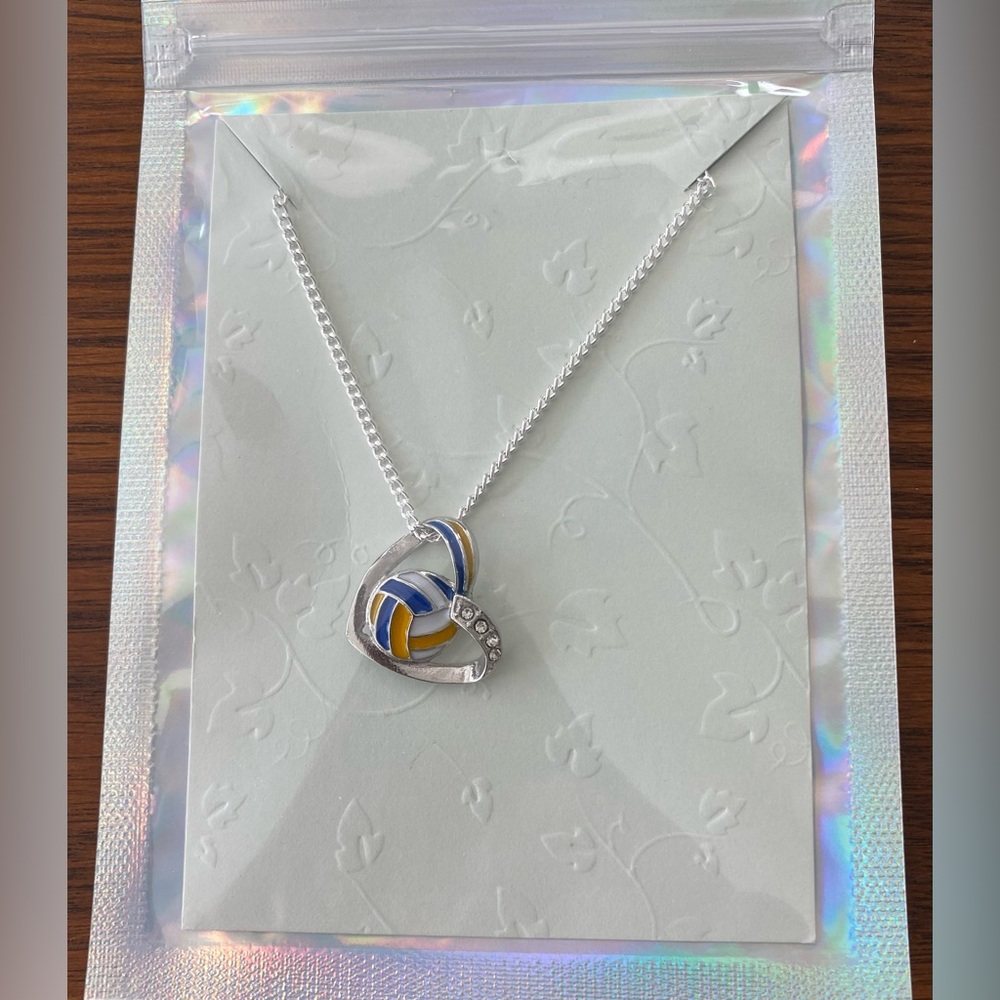 Volleyball Pendant Necklace